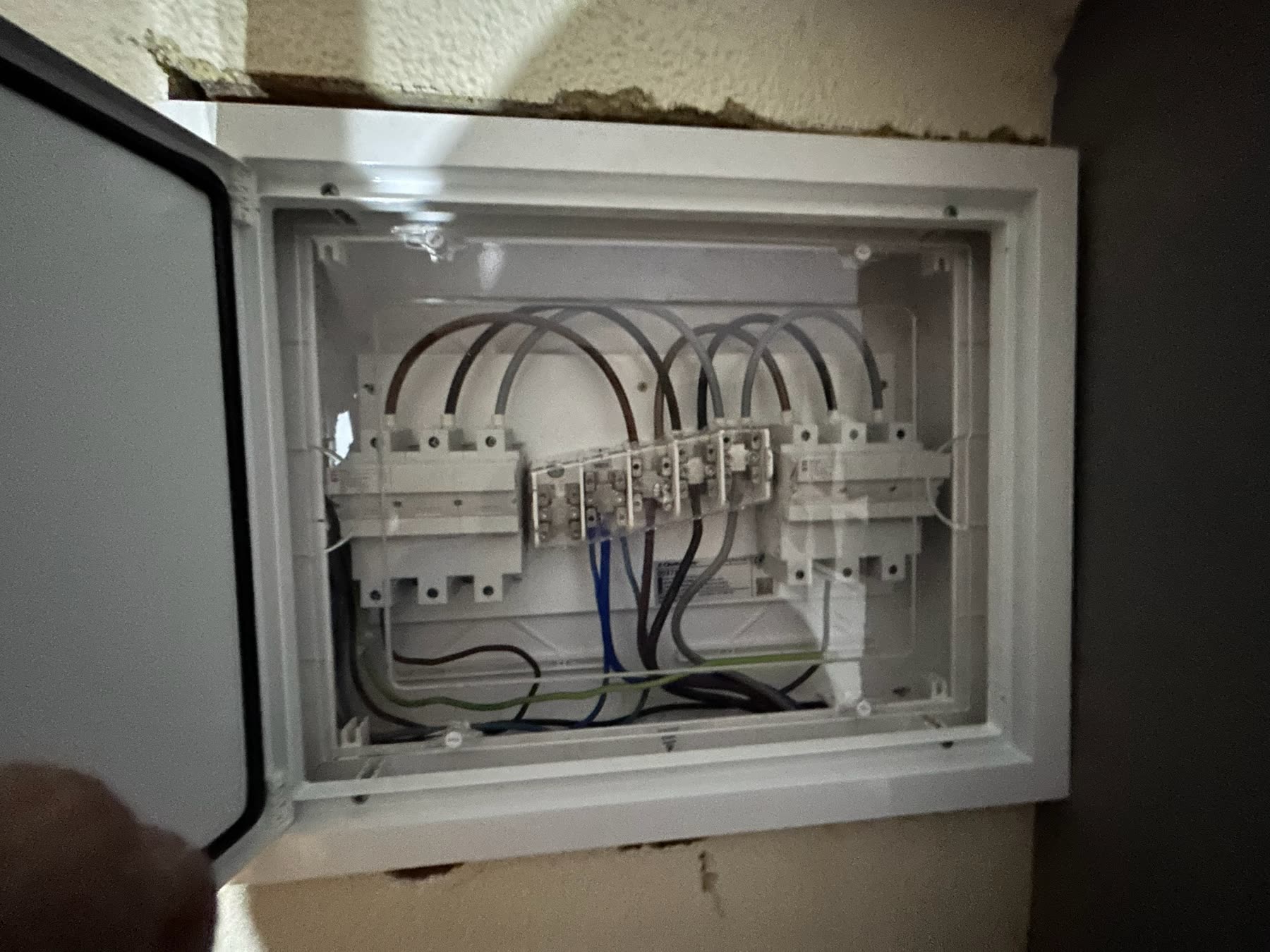 Depois da remodelação da coluna montante elétrica